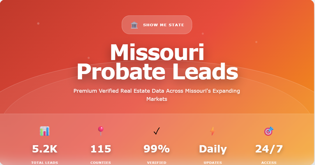 Missouri probate leads