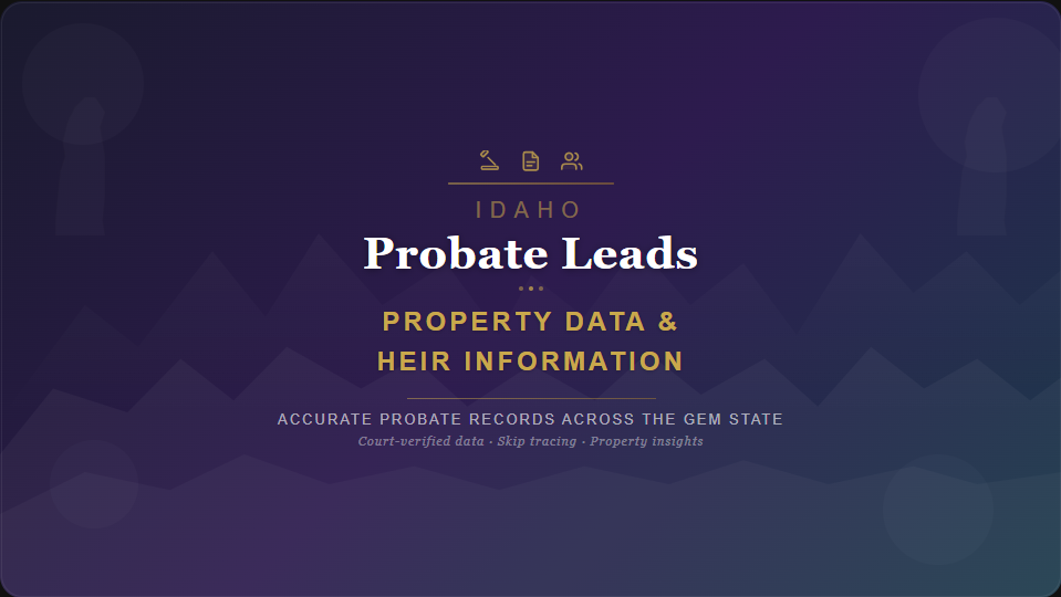 LeadCruncher Idaho platform