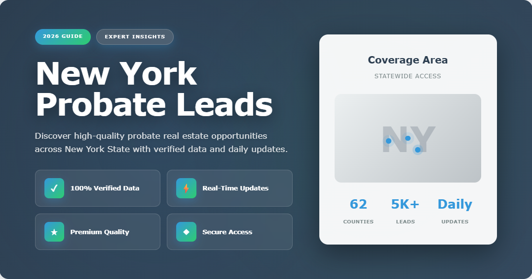 New York probate leads and skip tracing services