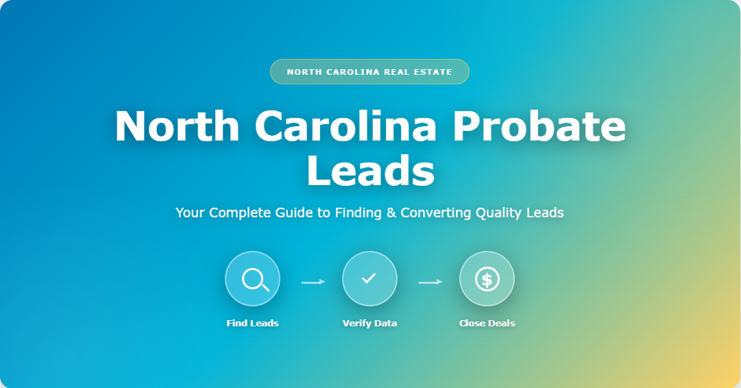 North Carolina probate leads for real estate investors and agents