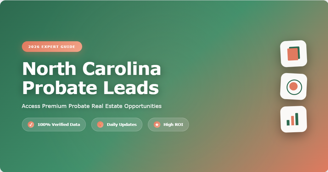 North Carolina probate leads and skip tracing services