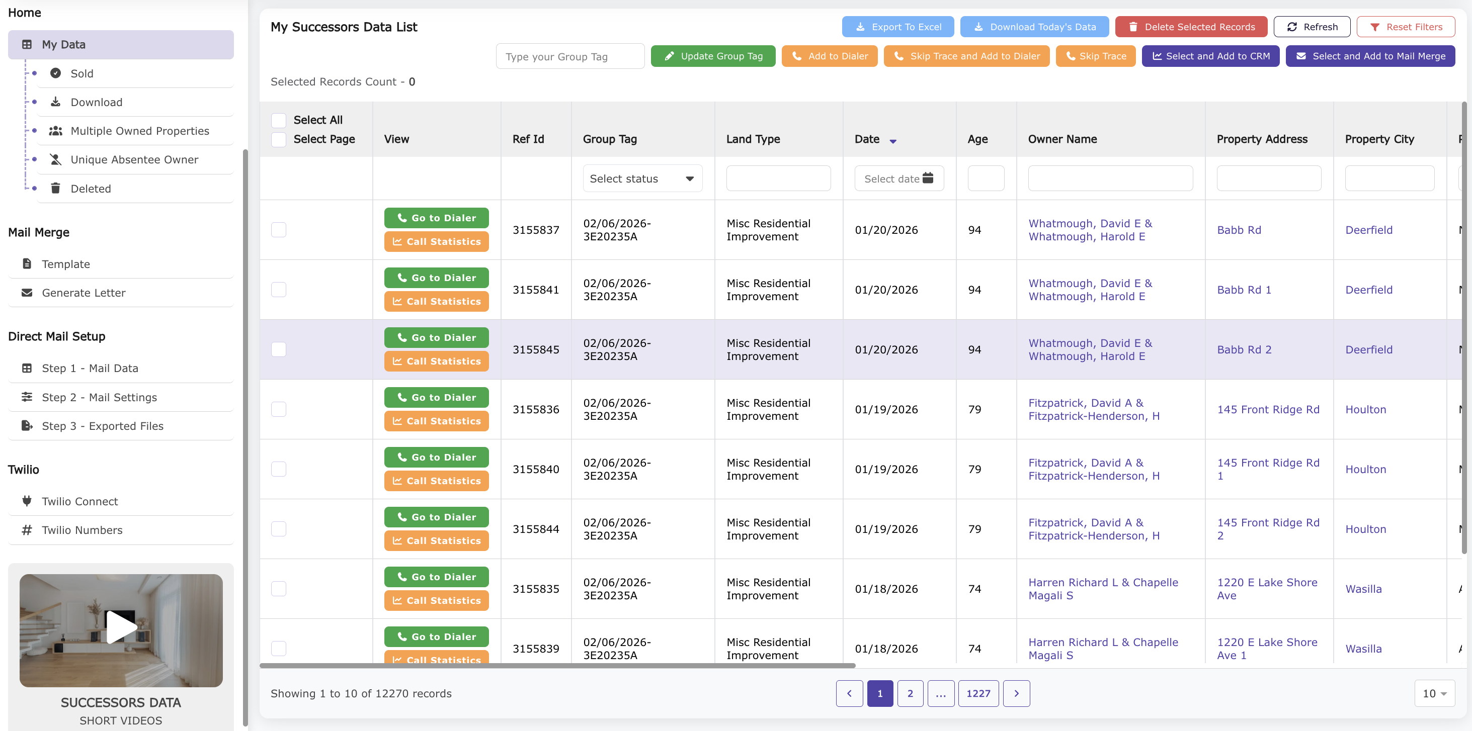 Mobile Sync Interface